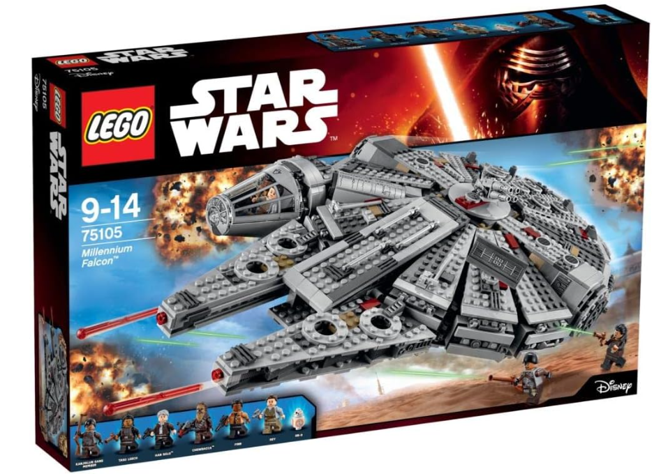 LEGO Star Wars Millennium Falcon (75105) | The Force Awakens Edition - Iconic Starship Collectible - Brand New