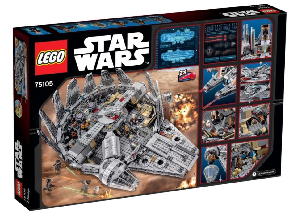 LEGO Star Wars Millennium Falcon (75105) | The Force Awakens Edition - Iconic Starship Collectible - Brand New