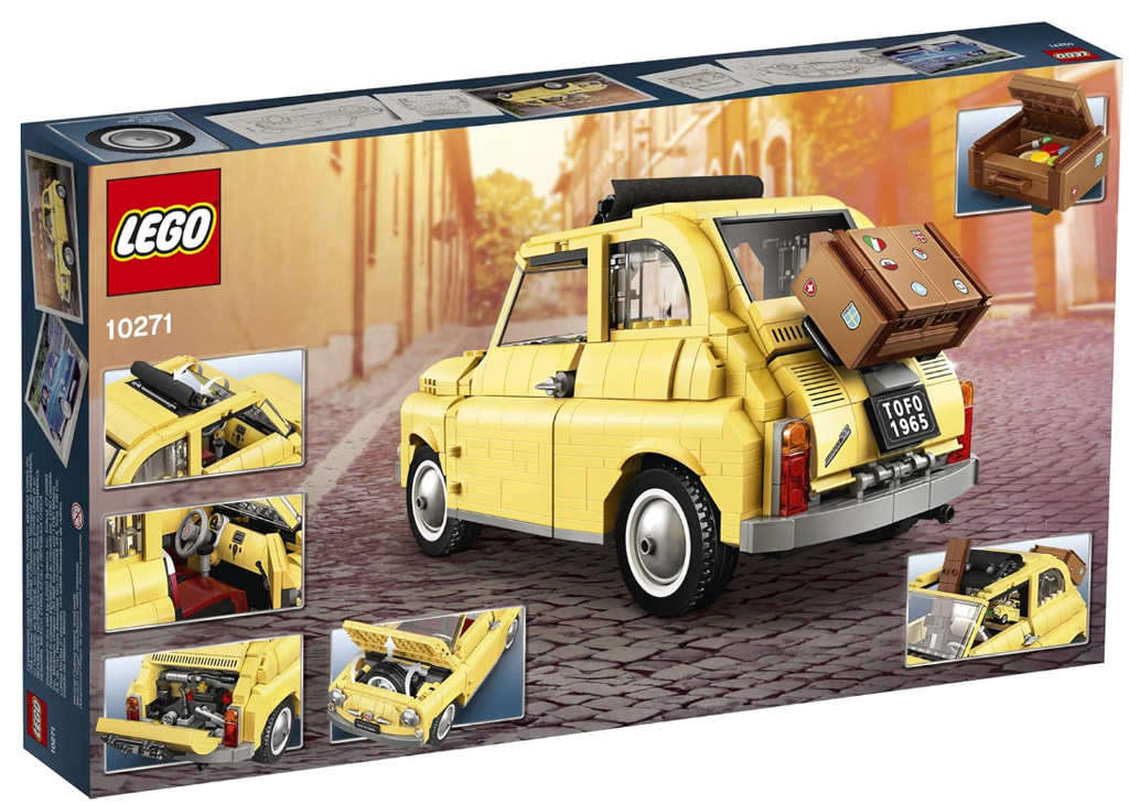 LEGO Creator Expert Fiat 500 (10271) | Classic Italian Icon - Authentic Collectible Model - Brand New