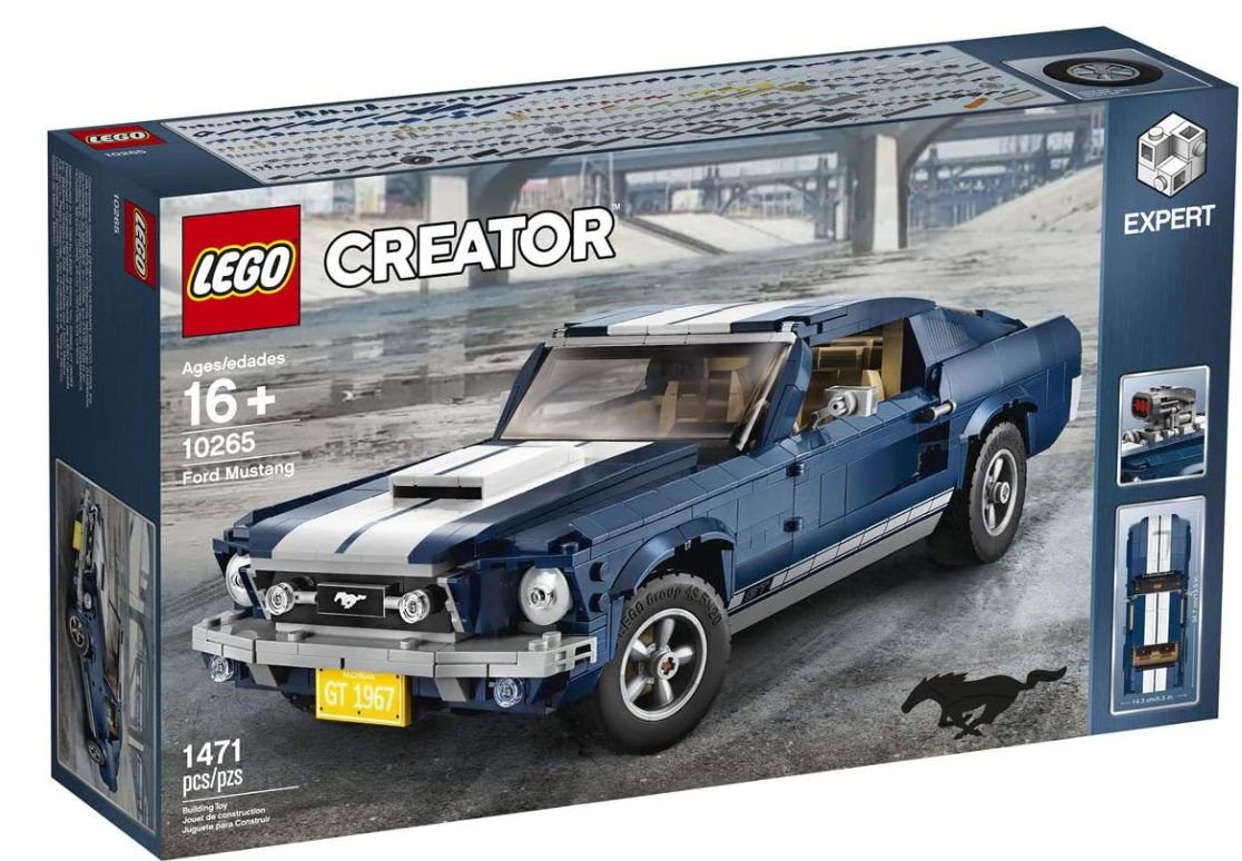 LEGO Creator Expert Ford Mustang (10265) | 1967 GT Fastback - Authentic Collectible Model - Brand New