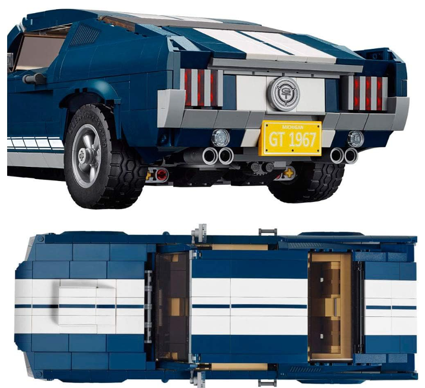 LEGO Creator Expert Ford Mustang (10265) | 1967 GT Fastback - Authentic Collectible Model - Brand New