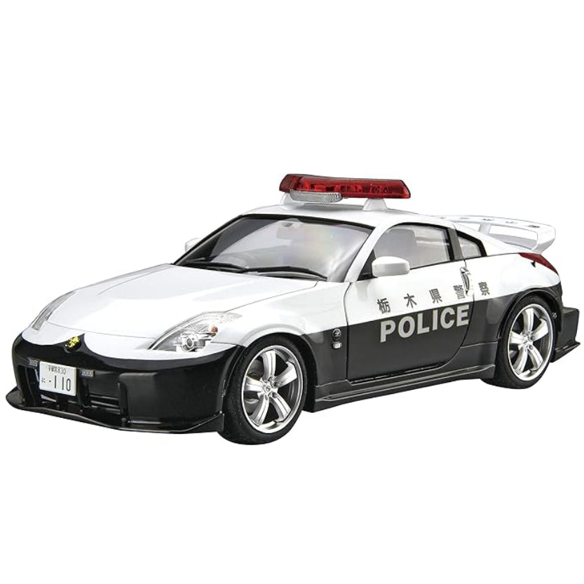 AOSHIMA 1/24 Patrol Car No.2 Nissan Fairlady Z33 NISMO 2007 | Japanese Police Car Model Kit | Brand New | Japan Direct