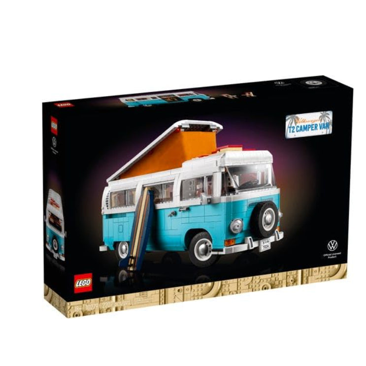 LEGO Creator Expert 10279 Volkswagen T2 Camper Van | Iconic 1970s Surf Bus - 2,207 Pieces - Collectible Model Kit - Brand New