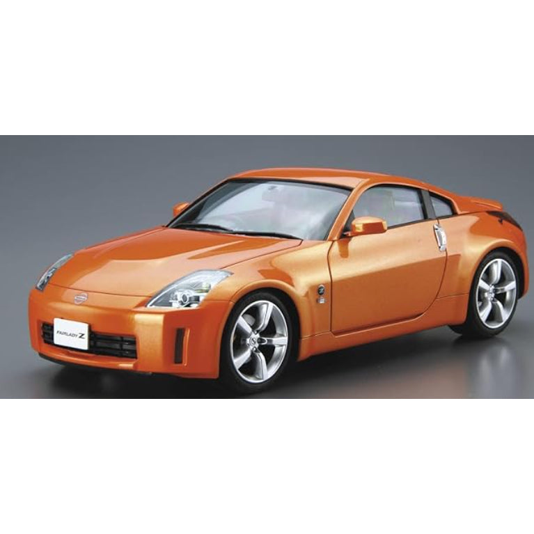 AOSHIMA 1/24 The Model Car No.33 Nissan Fairlady Z33 Version ST ’07 | Pre‑Painted Easy Assembly Model Kit | Brand New | Japan Direct