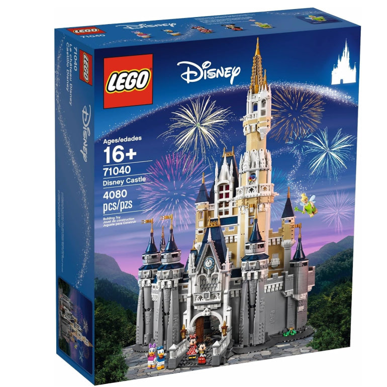 LEGO Disney 71040 The Disney Castle | Iconic Cinderella Castle - Collector’s Edition - 4,080 Pieces - Brand New, JDM Stock