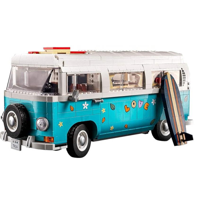 LEGO Creator Expert 10279 Volkswagen T2 Camper Van | Iconic 1970s Surf Bus - 2,207 Pieces - Collectible Model Kit - Brand New