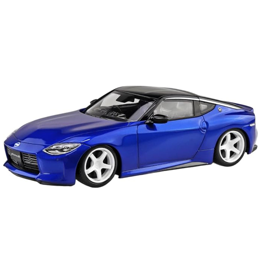 AOSHIMA 1/32 The Snap Kit No.17CU-SB Nissan Fairlady Z RZ34 Seiran Blue | Pre‑Painted | No Glue No Paint | Easy Model Kit | Japan Direct