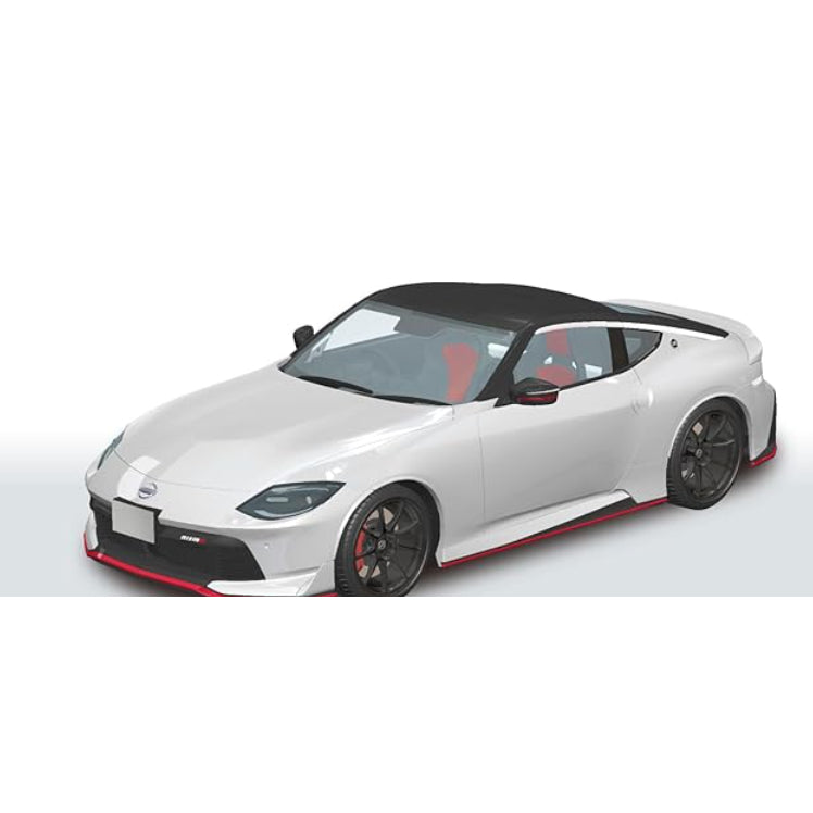 The AOSHIMA 1/24 The Snap Kit No.06‑PW Nissan RZ34 Fairlady Z NISMO 2024 (Prism White) is a pre‑painted, snap‑fit model kit featuring the high‑performance NISMO version of the latest Fairlady Z.   With its factory‑painted body and easy snap‑fit design