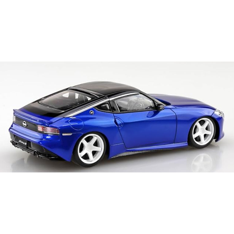 AOSHIMA 1/32 The Snap Kit No.17CU-SB Nissan Fairlady Z RZ34 Seiran Blue | Pre‑Painted | No Glue No Paint | Easy Model Kit | Japan Direct