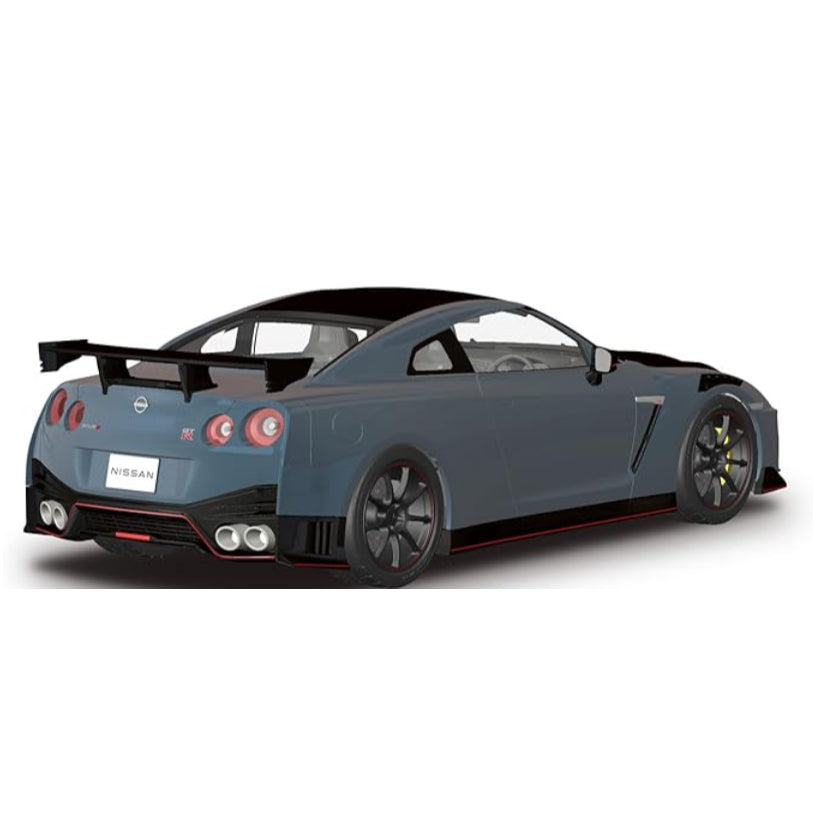 AOSHIMA 1/24 The Snap Kit No.02-NG Nissan GT-R NISMO 2022 Stealth Gray | Pre‑Painted Model Kit | Easy Assembly | Japan Direct