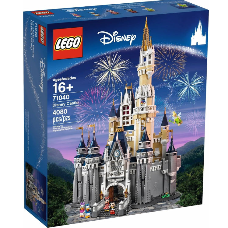 LEGO Disney 71040 The Disney Castle | Iconic Cinderella Castle - Collector’s Edition - 4,080 Pieces - Brand New, JDM Stock