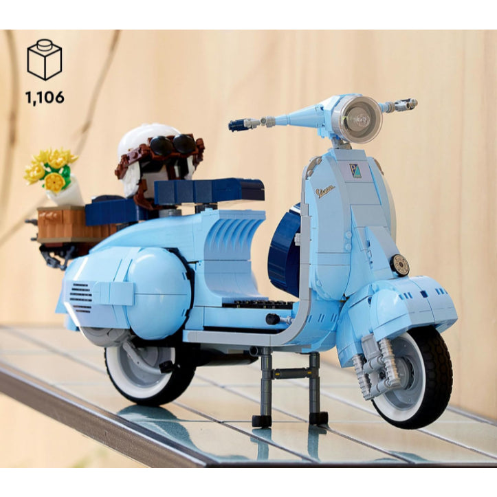 LEGO Icons 10298 Vespa 125 | Classic 1960s Italian Scooter Model | Adult Collectible Display Set | Brand New Sealed | Japan Direct